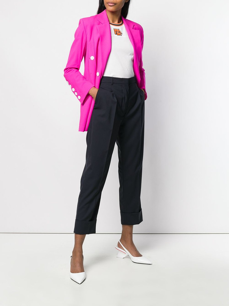 Prada cropped tailored trousers outlook