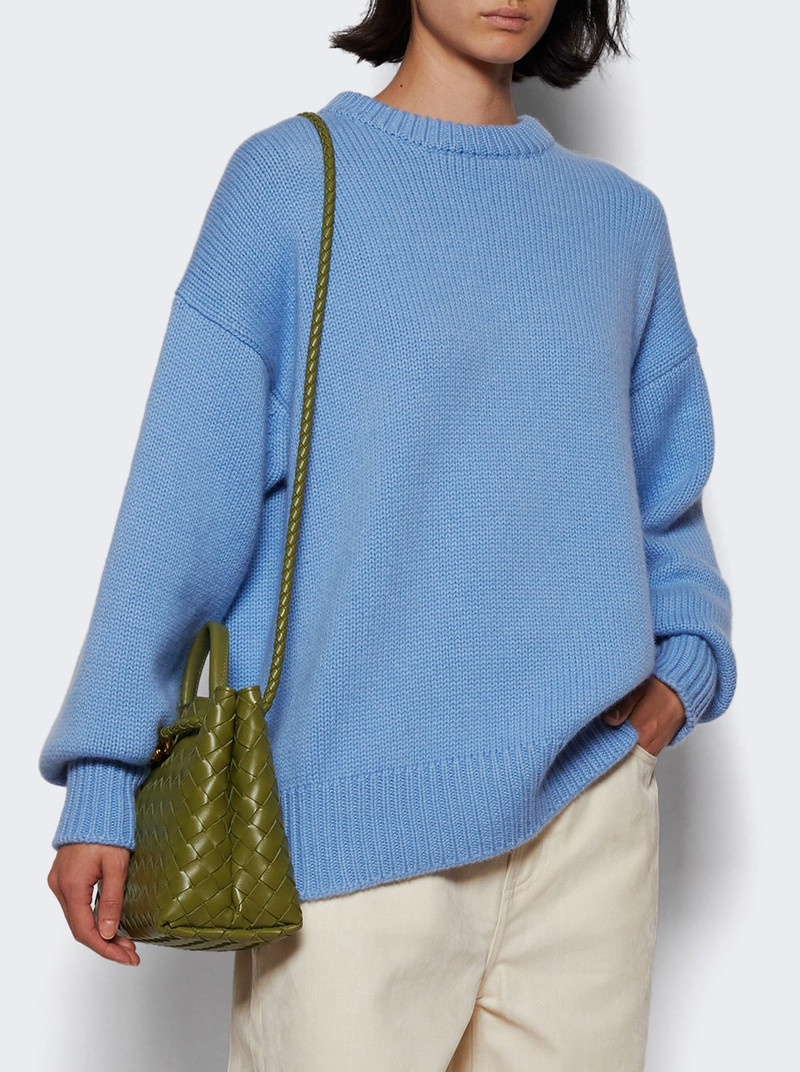 AMIYA Ursa Relaxed Cashmere Sweater Light Blue outlook