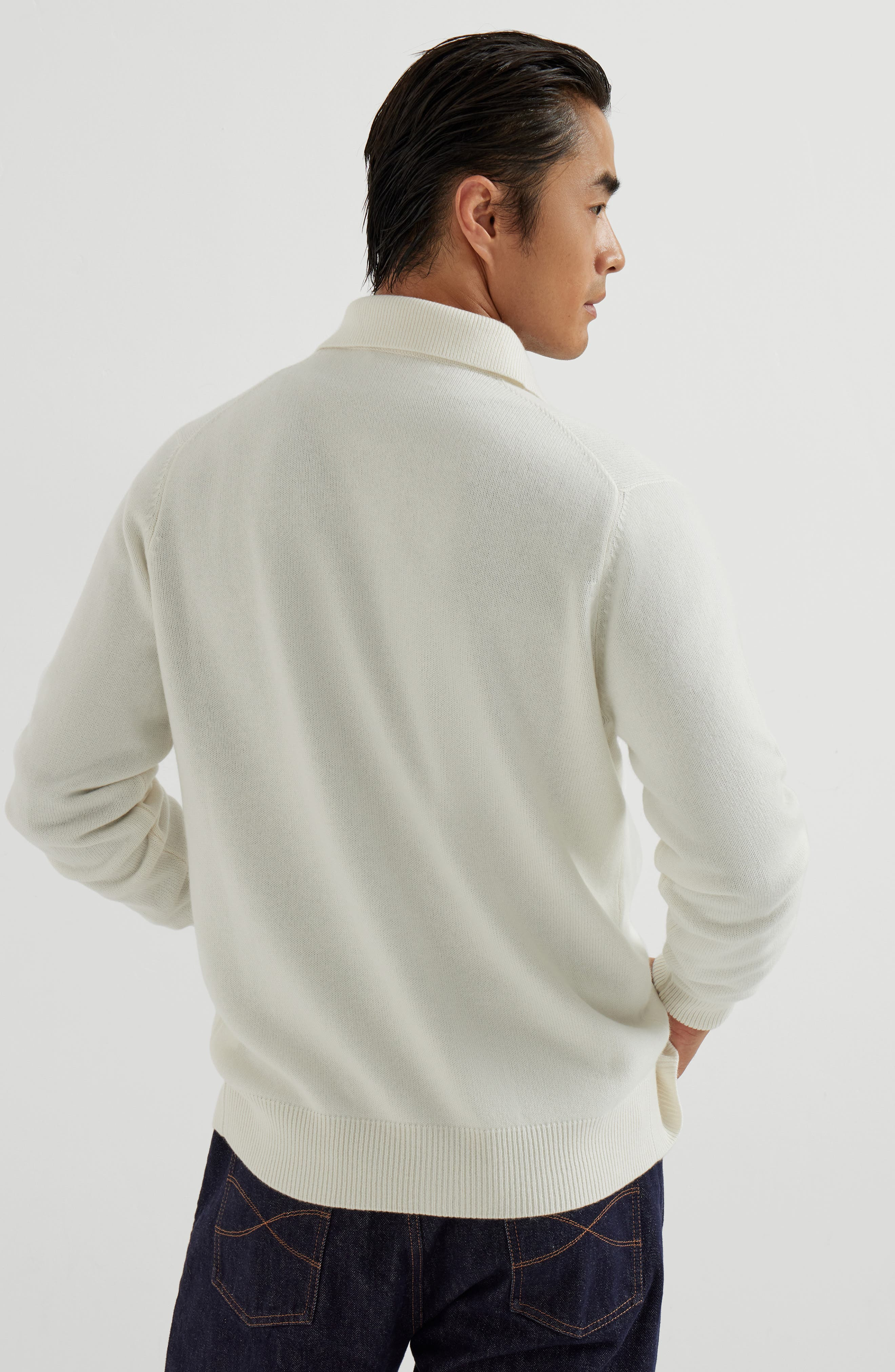 Brunello Cucinelli Shirt-style cardigan in Panama at Nordstrom - 3