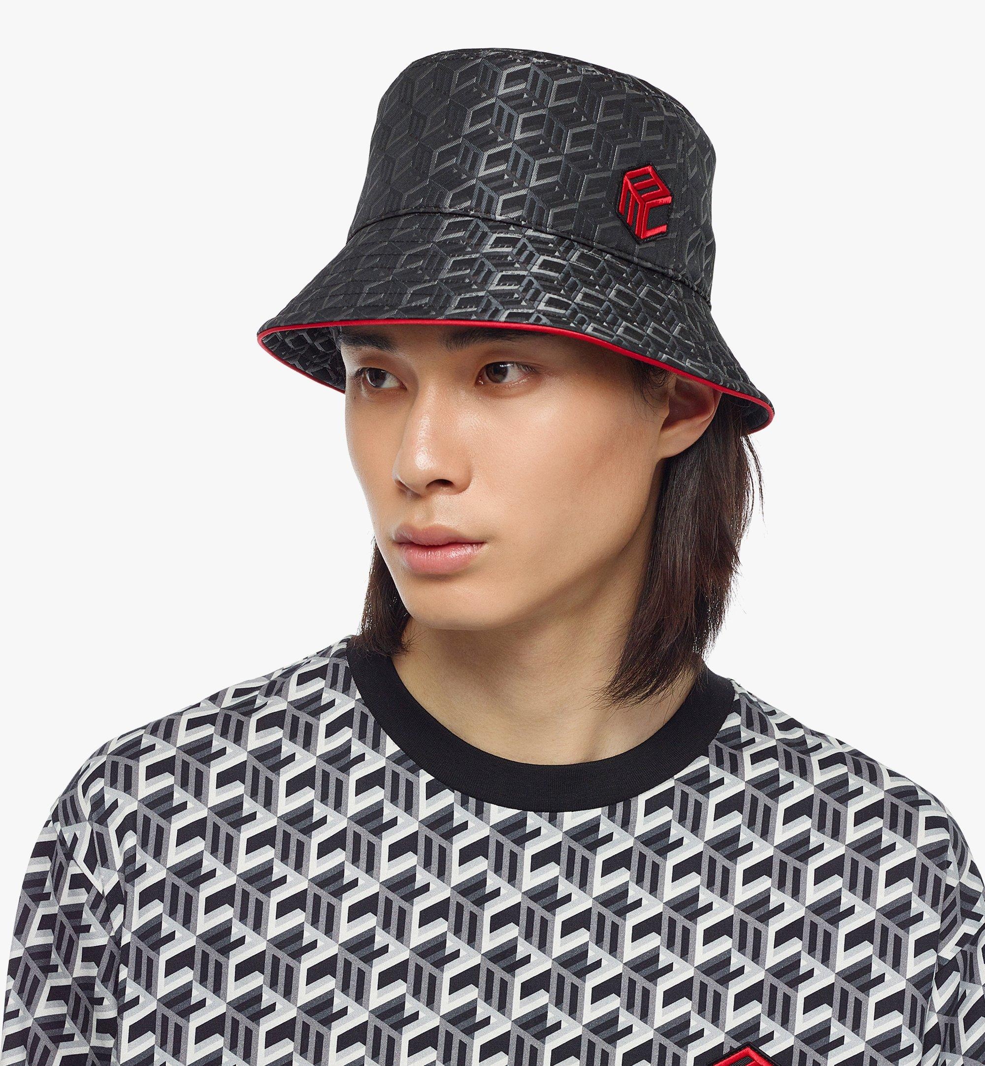Bucket Hat in Cubic Monogram Jacquard - 6