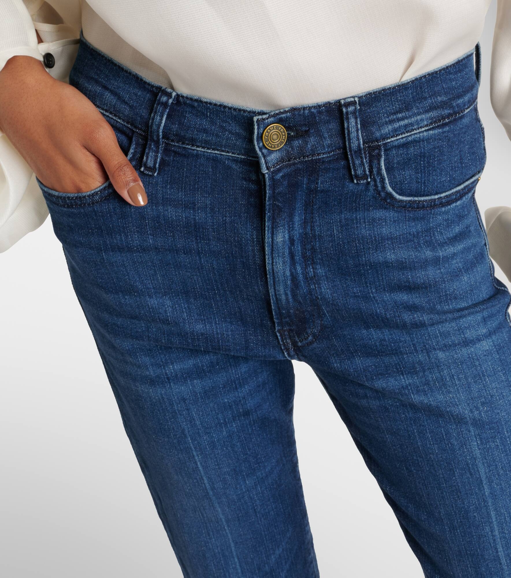 Le High Straight mid-rise jeans - 4