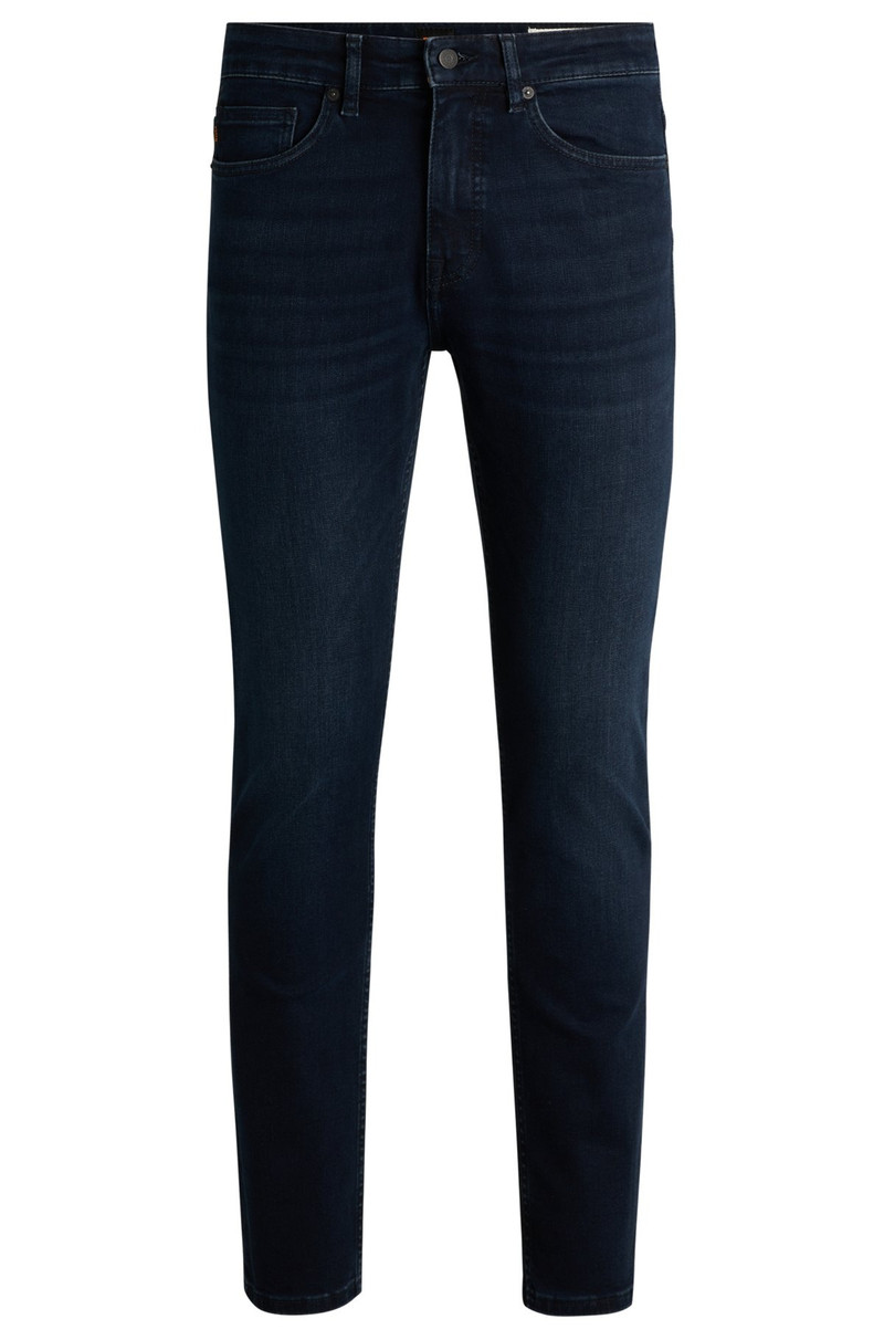 DELAWARE SLIM-FIT JEANS IN BLUE-BLACK SOFT-MOTION DENIM 1