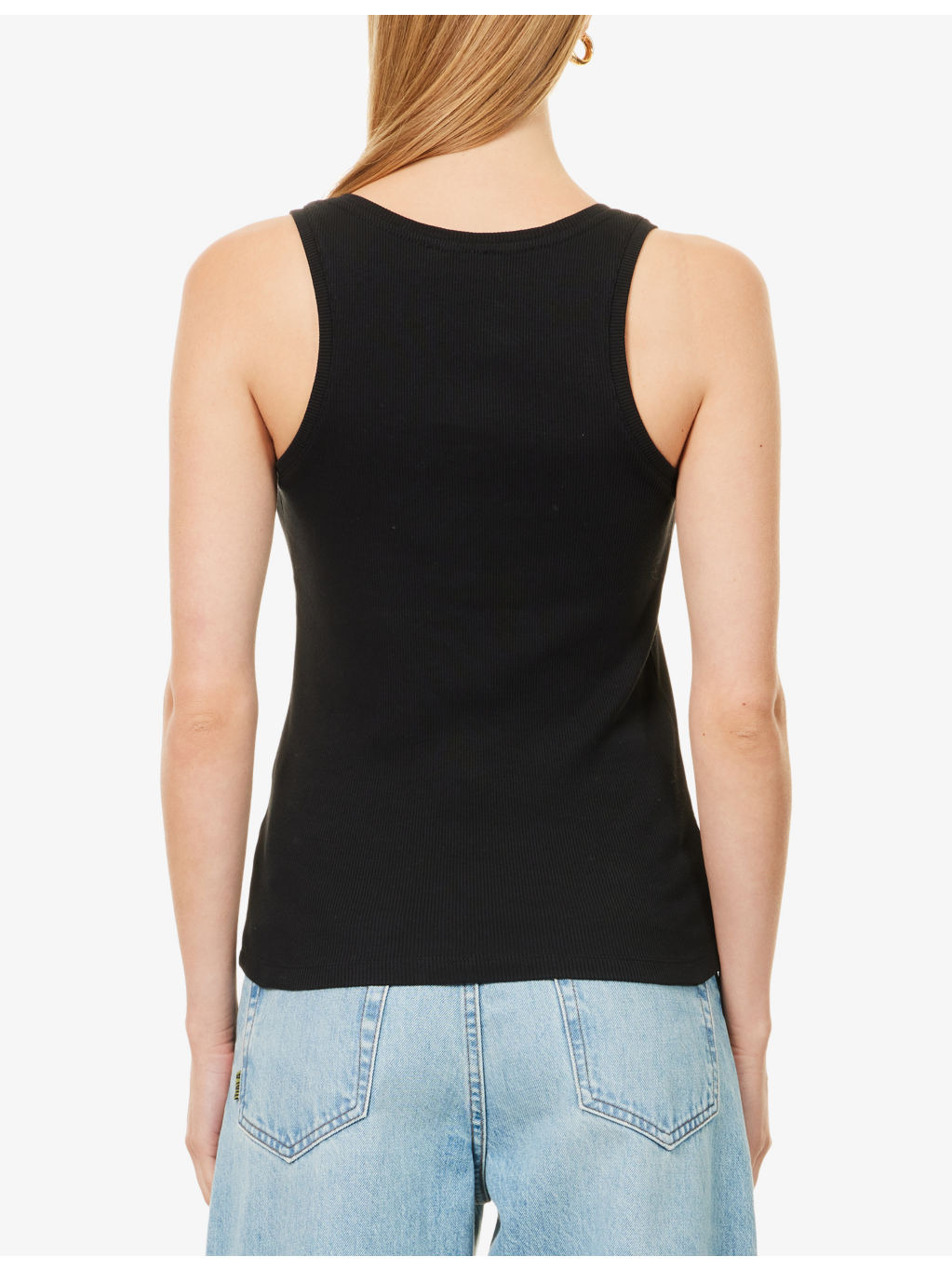 Alessia Sleeveless Stretch-Cotton Top - 4