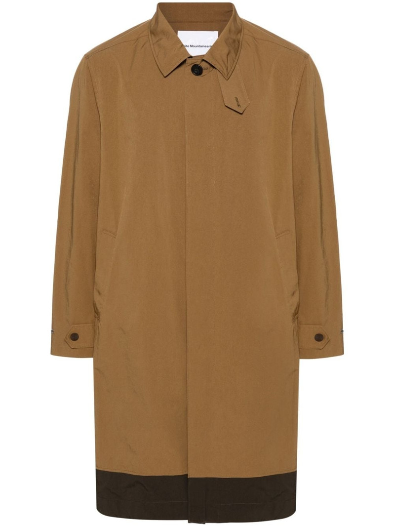 classic-collar concealed-fastening parka 1