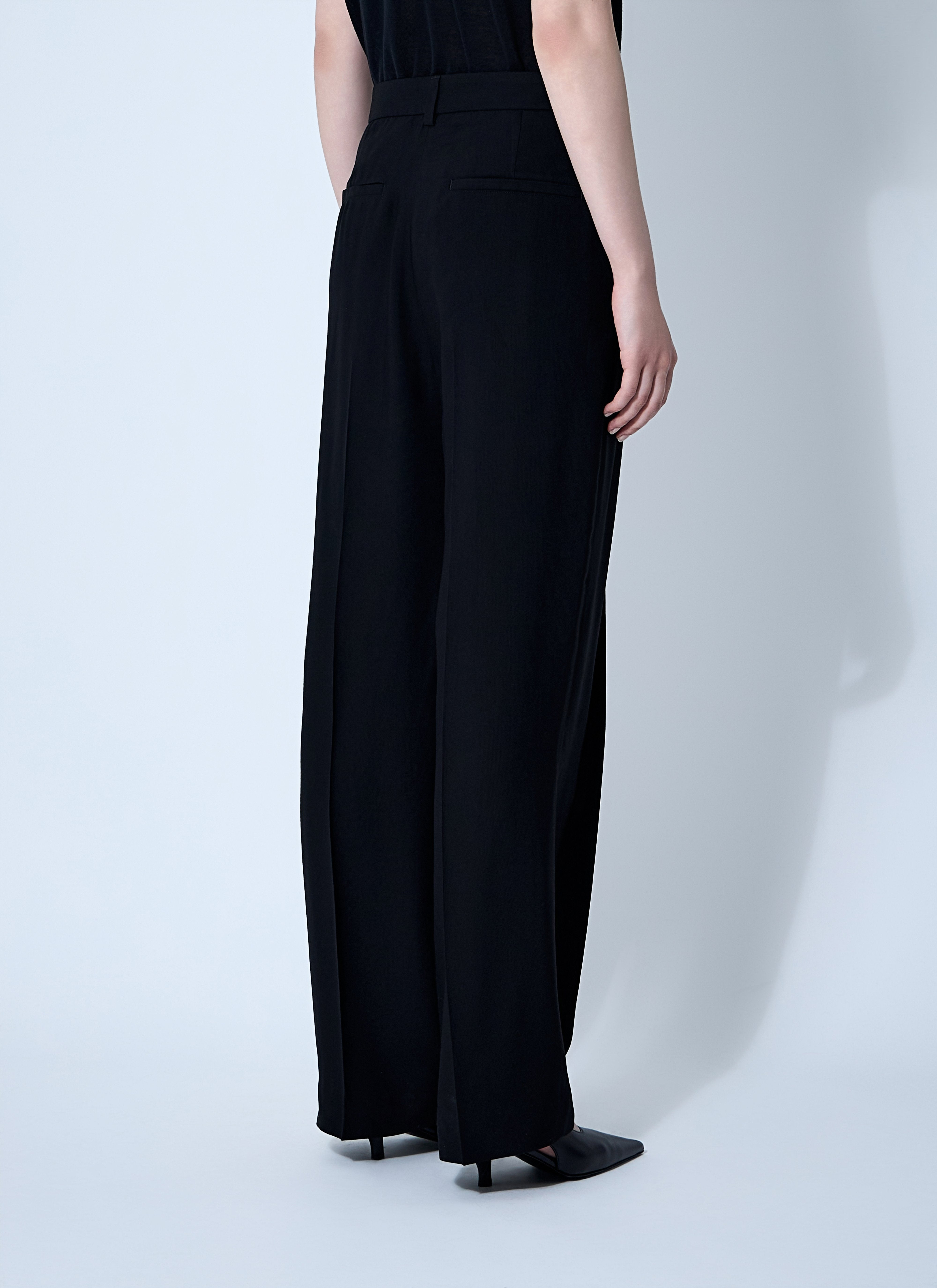 Toteme Women Double-Pleat Fluid Pants - 4