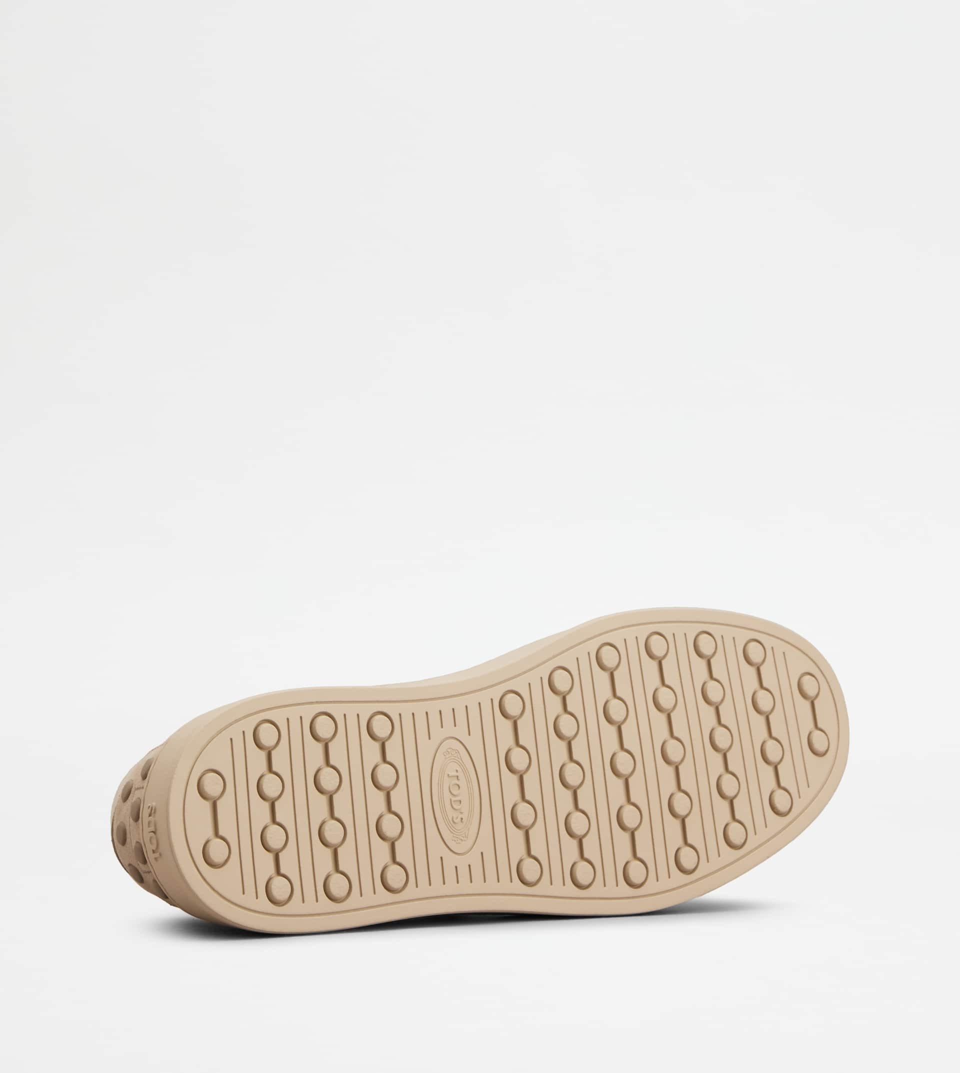 SNEAKERS IN PASHMY SUEDE - BEIGE - 4