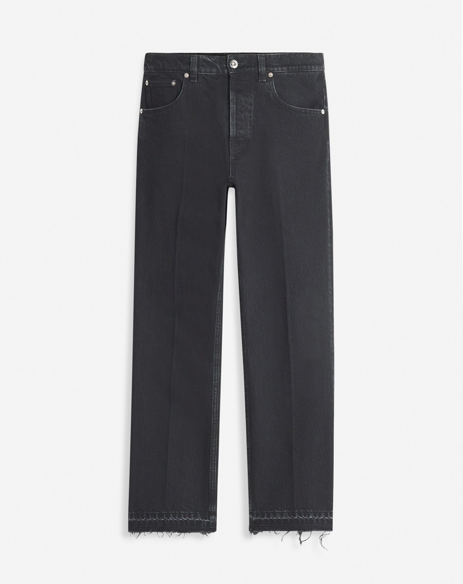 STRAIGHT 5-POCKET DENIM PANTS - 1