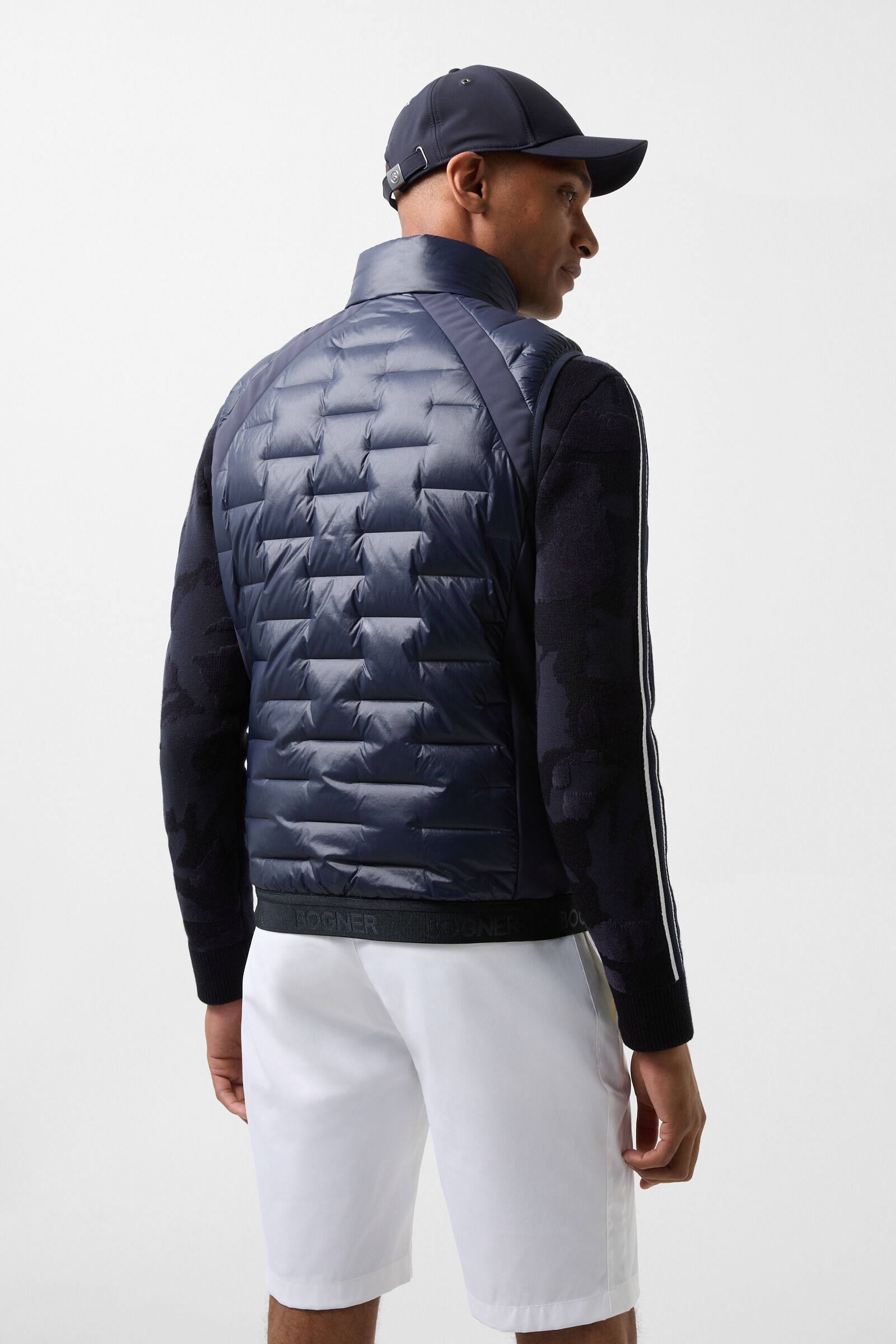 Gabin Down vest in Navy blue - 2