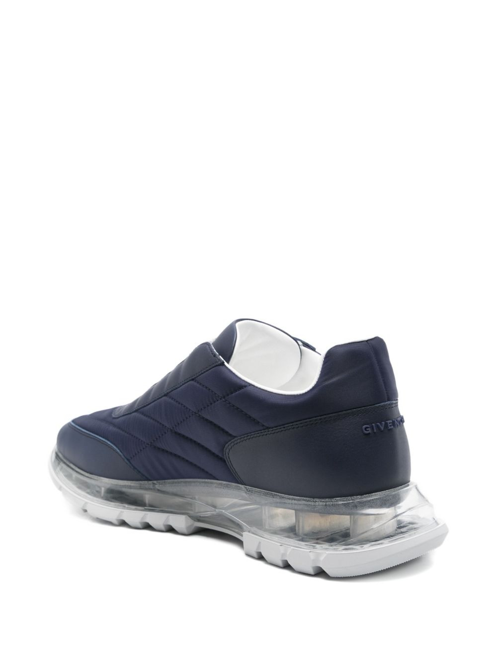 quilted-pattern sneakers - 3