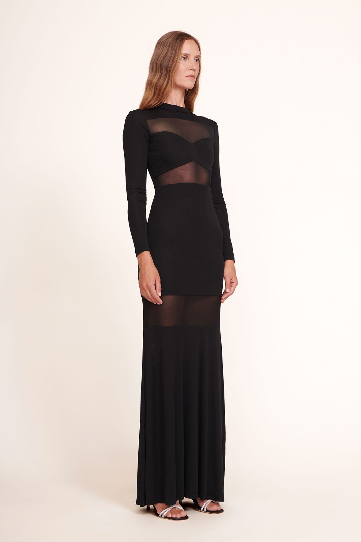 STAUD FALCON DRESS BLACK - 2