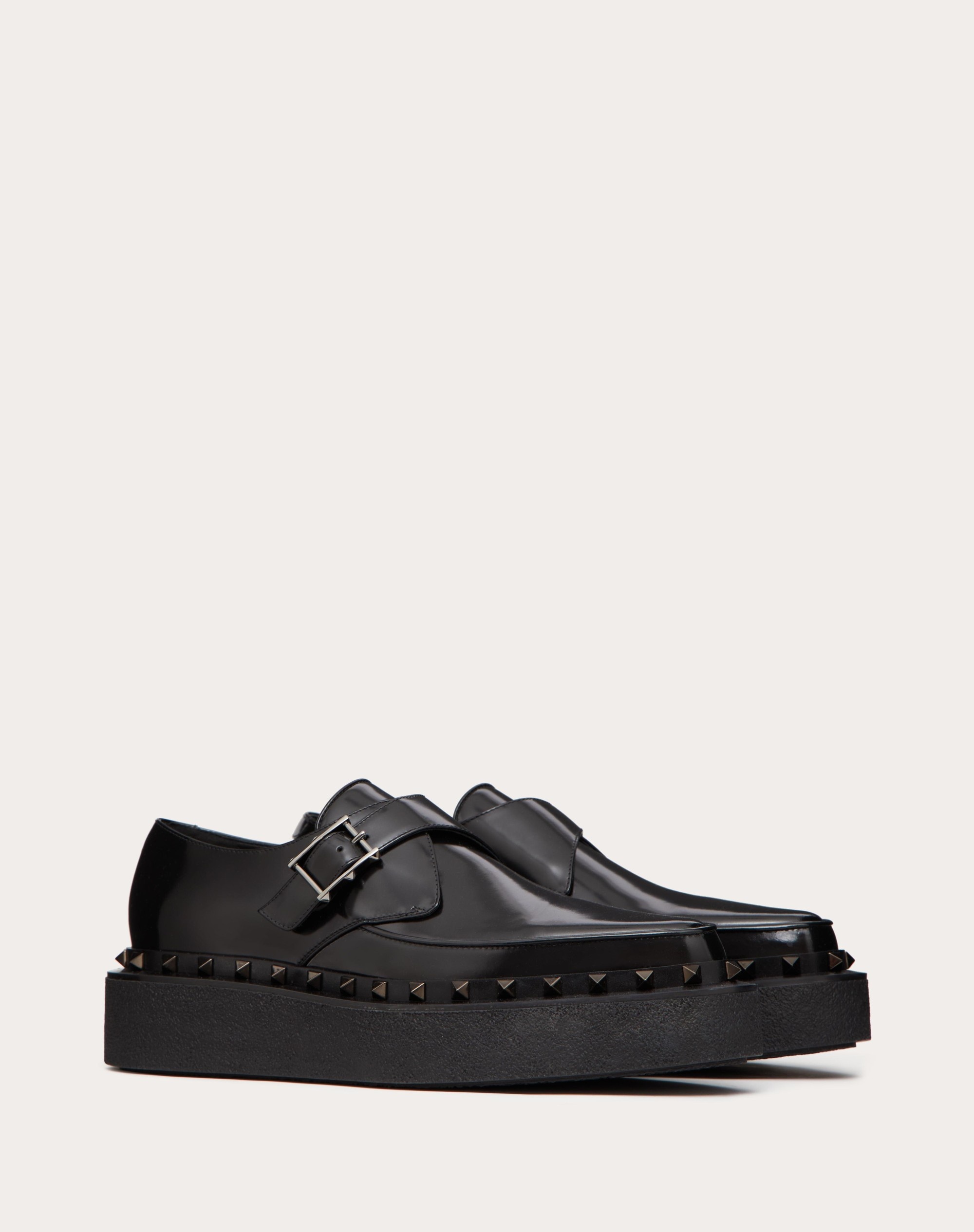 M-WAY ROCKSTUD CALFSKIN DERBY WITH TONE-ON-TONE STUDS - 2