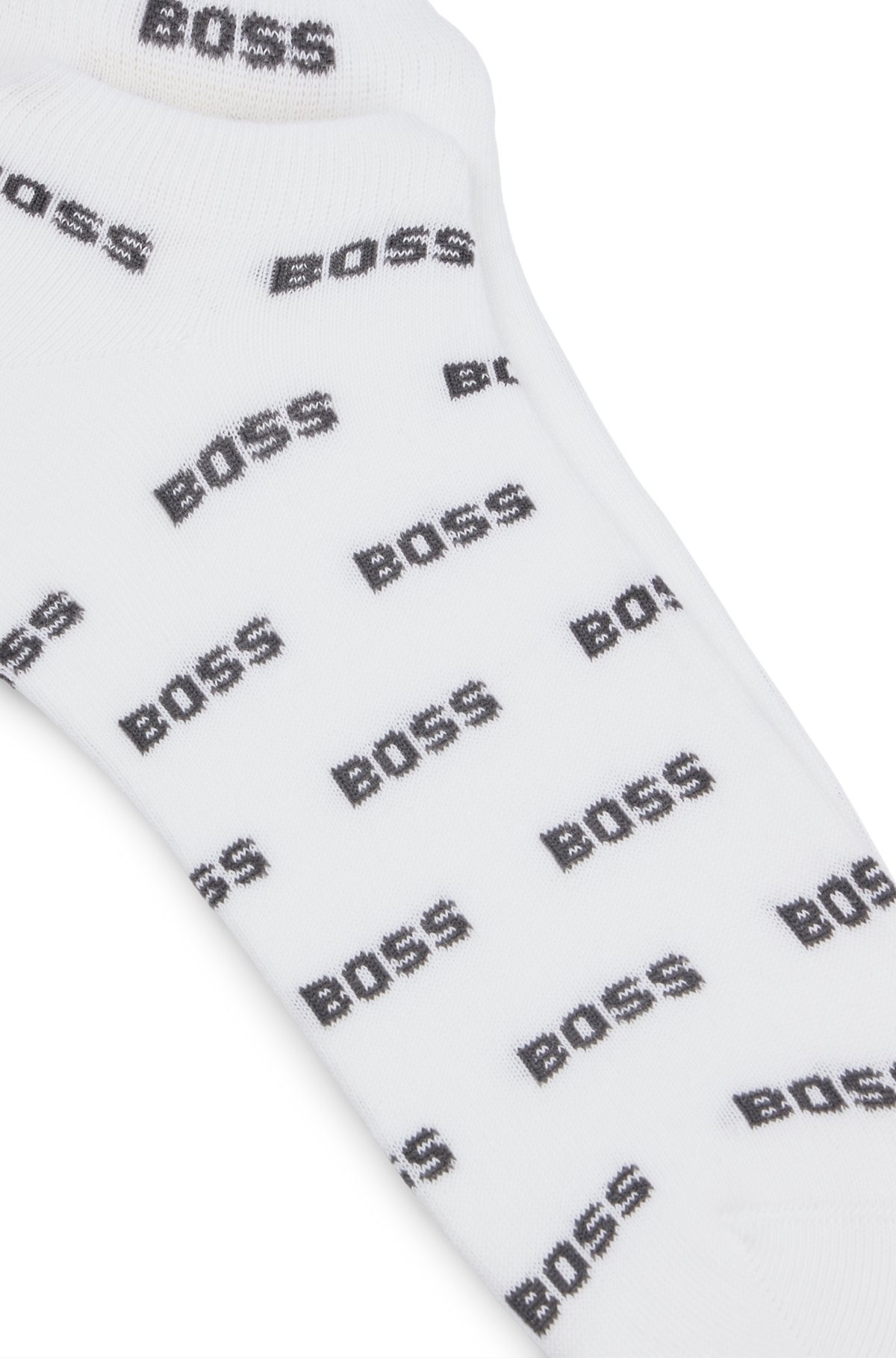 TWO-PACK OF ANKLE-LENGTH SOCKS WITH BRANDING - 2