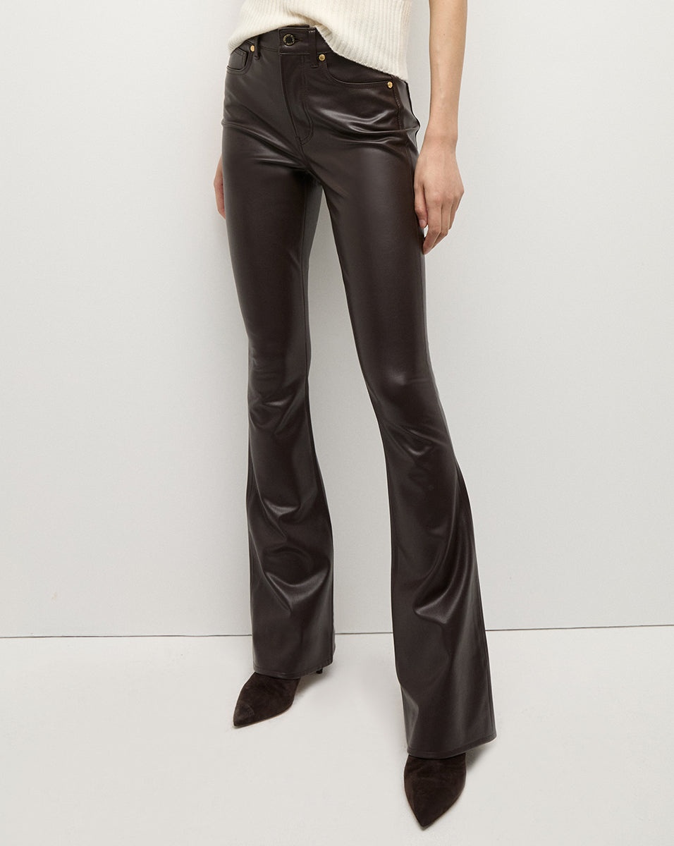 BEVERLY SKINNY-FLARE PANT | VEGAN LEATHER - 3