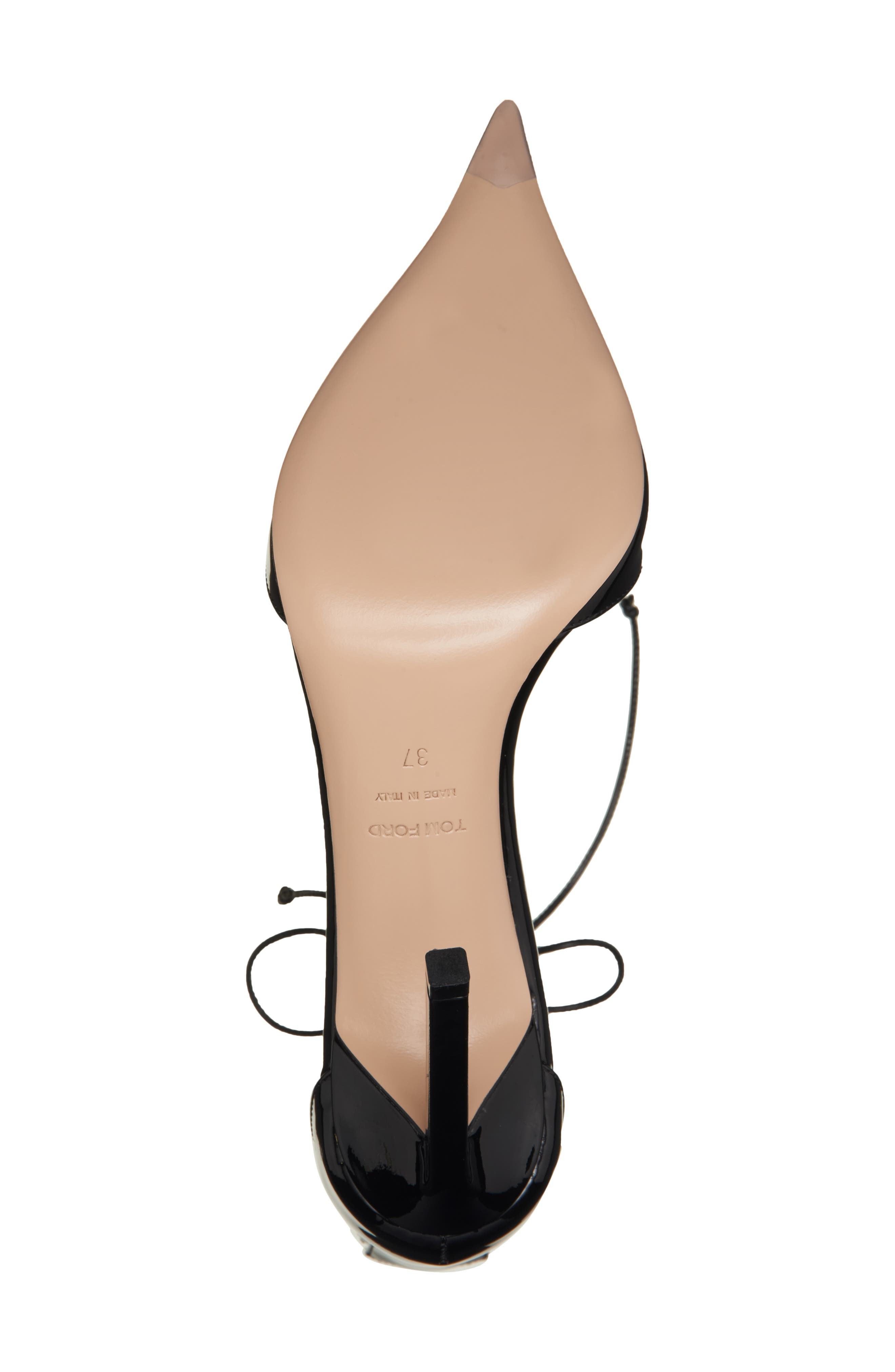 TOM FORD Ankle Tie Pump in Black at Nordstrom - 6