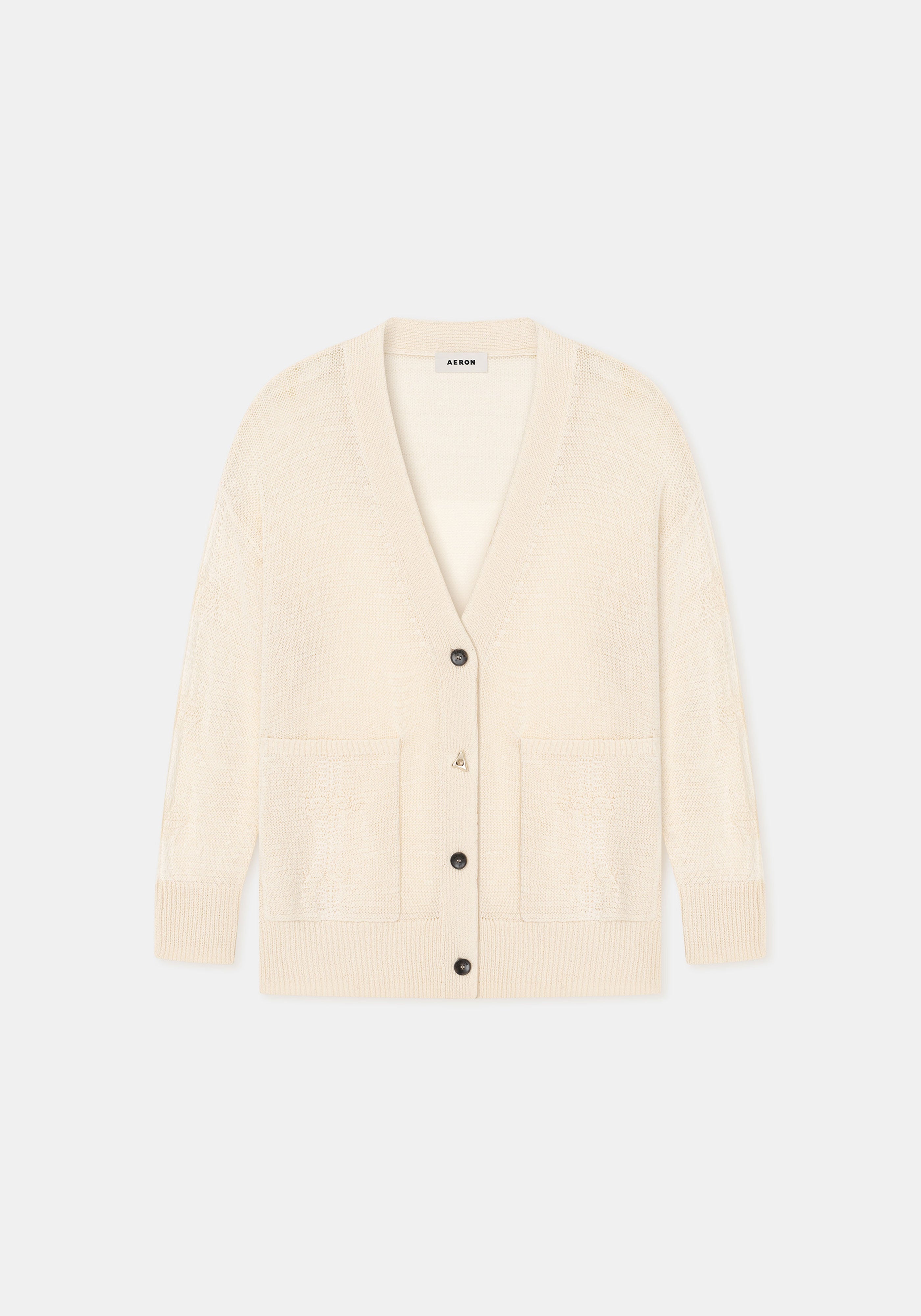 EVANS
Elongated cable knit cardigan - 1