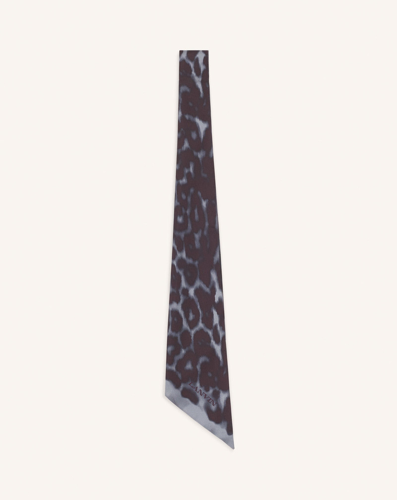 LEOPARD PRINT SILK TWILLY 1