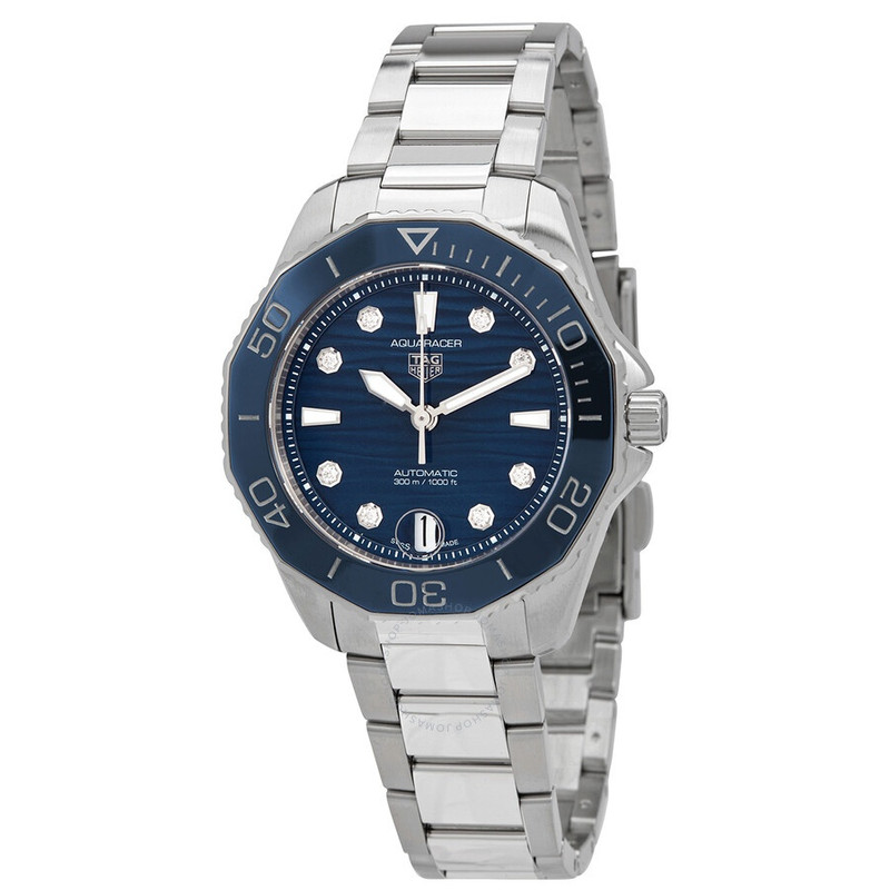 TAG Heuer Pre-owned Tag Heuer Aquaracer Diamond Blue Dial Ladies Watch WBP231B.BA0618 outlook