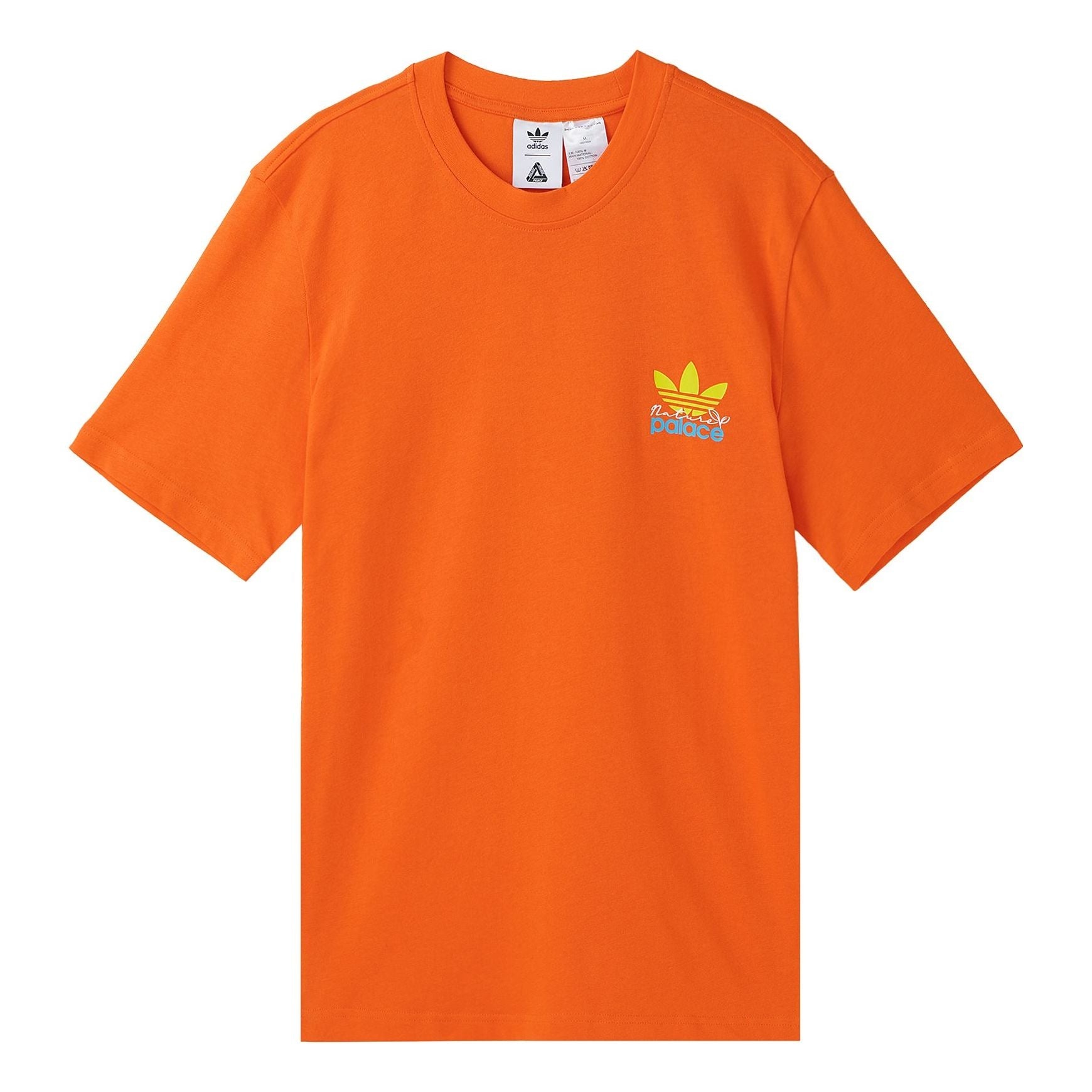 adidas originals x PALACE Crossover Alphabet Round Neck Short Sleeve Unisex Orange HM9200 - 1