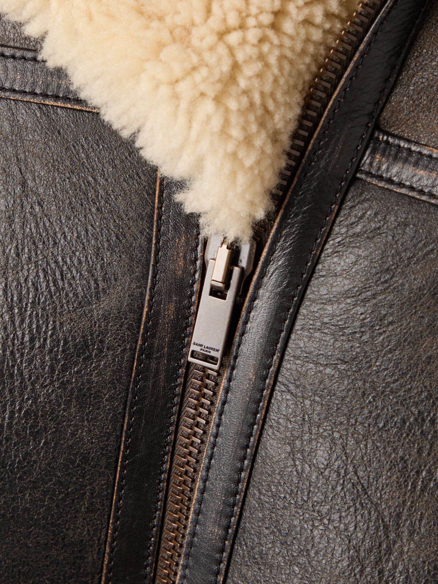 Shearling jacket Brown - 5