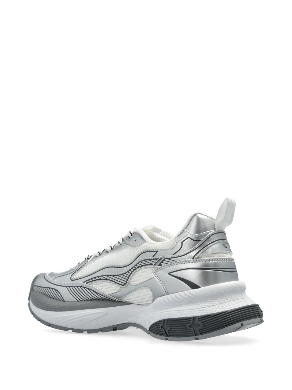 logo-embossed sneakers - 3