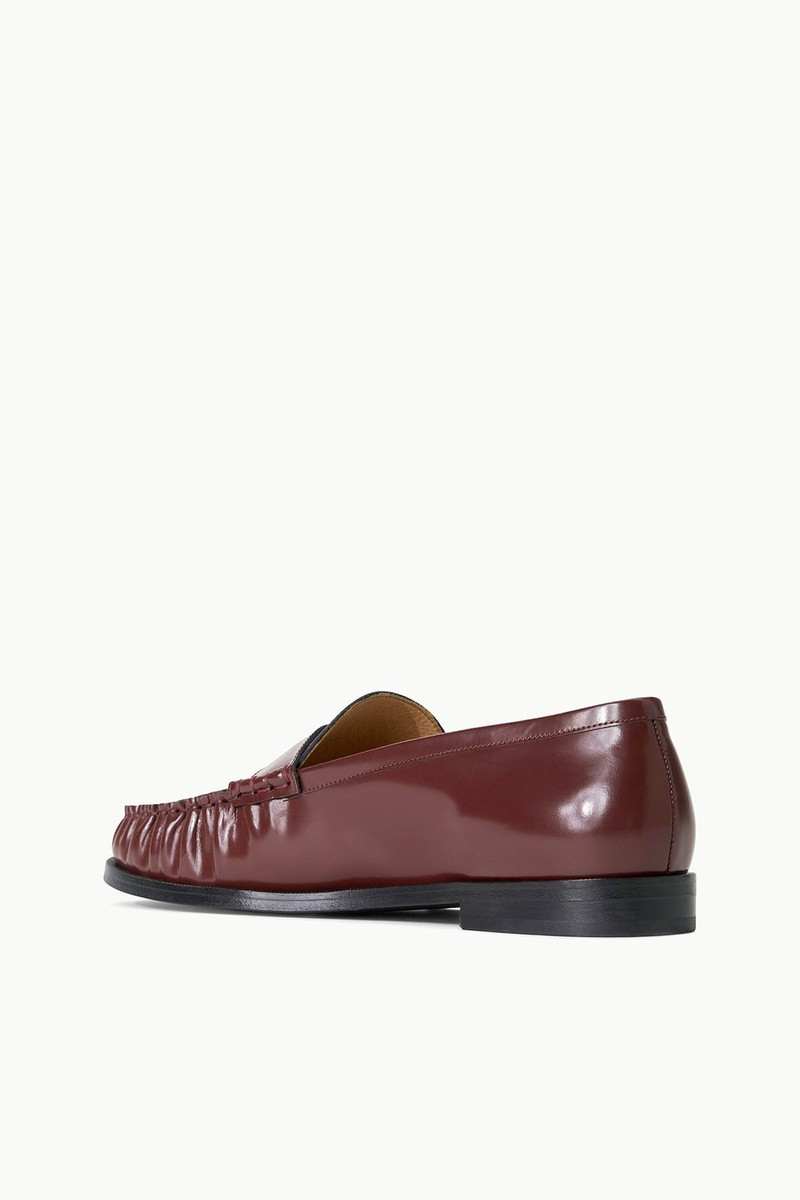 STAUD LOULOU LOAFER MAHOGANY 5