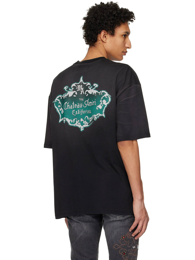 Black Chateau Crest Oversized T-shirt 3