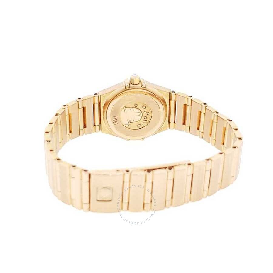 Pre-owned Omega Constellation Iris Quartz Diamond White Dial Ladies Watch 1160.79.00 - 3