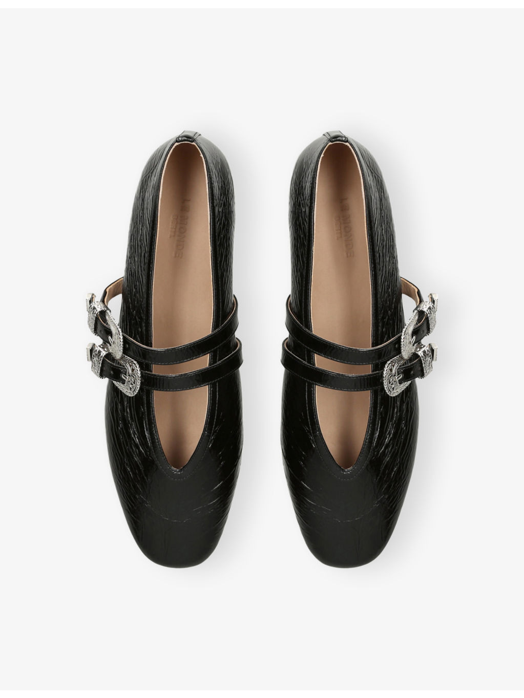 Claudia Leather Ballet Flats - 2