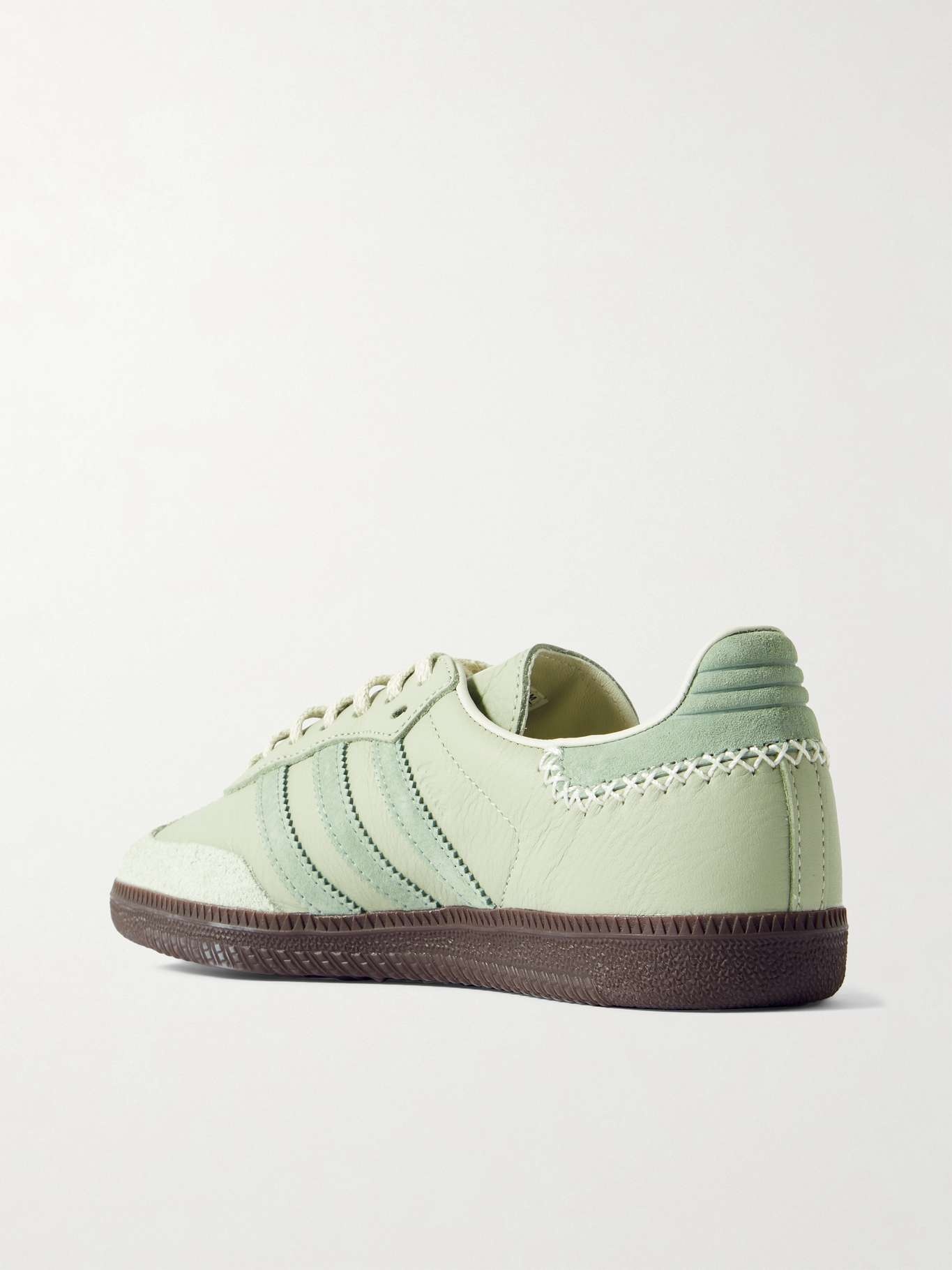 + Maha Samba OG suede-trimmed leather sneakers - 3