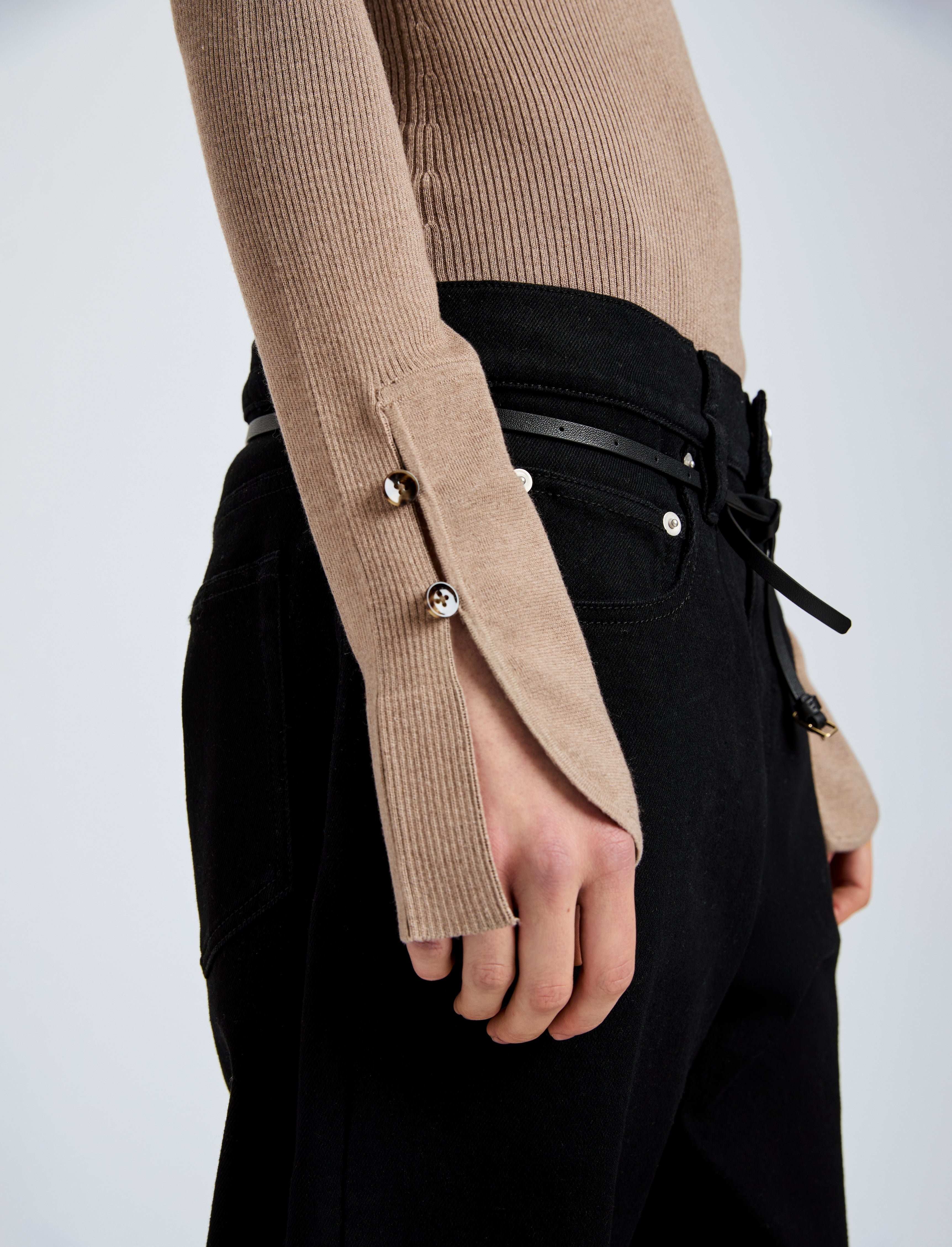 Belle Top in Silk Cashmere - 6