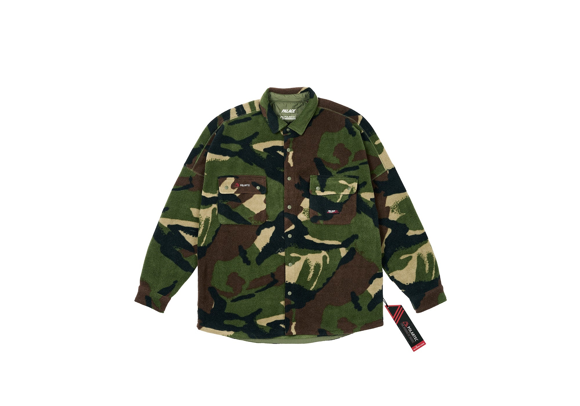 POLARTEC DROP SHOULDER SHIRT WOODLAND DPM - 1