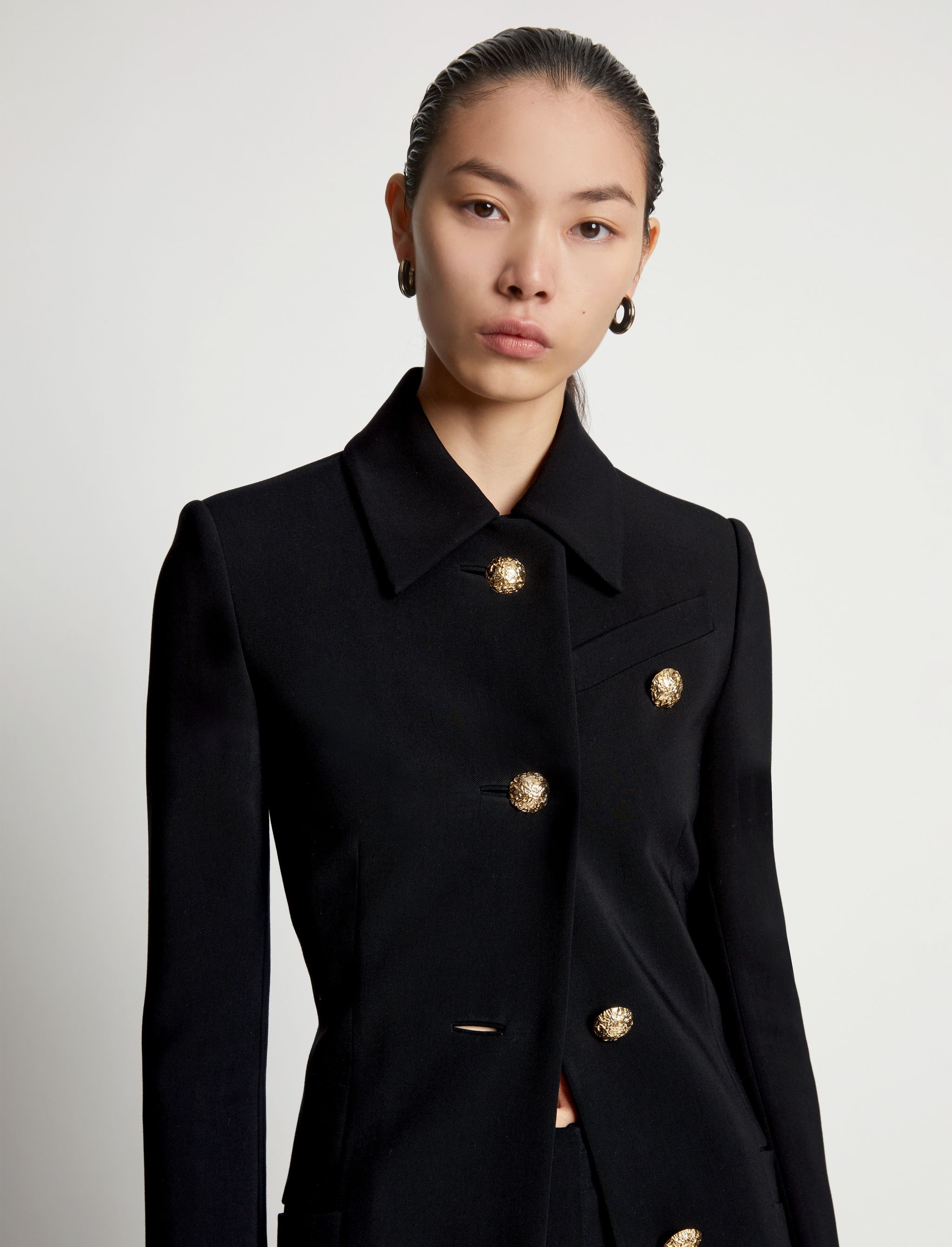 Viscose Suiting Relaxed Blazer - 6