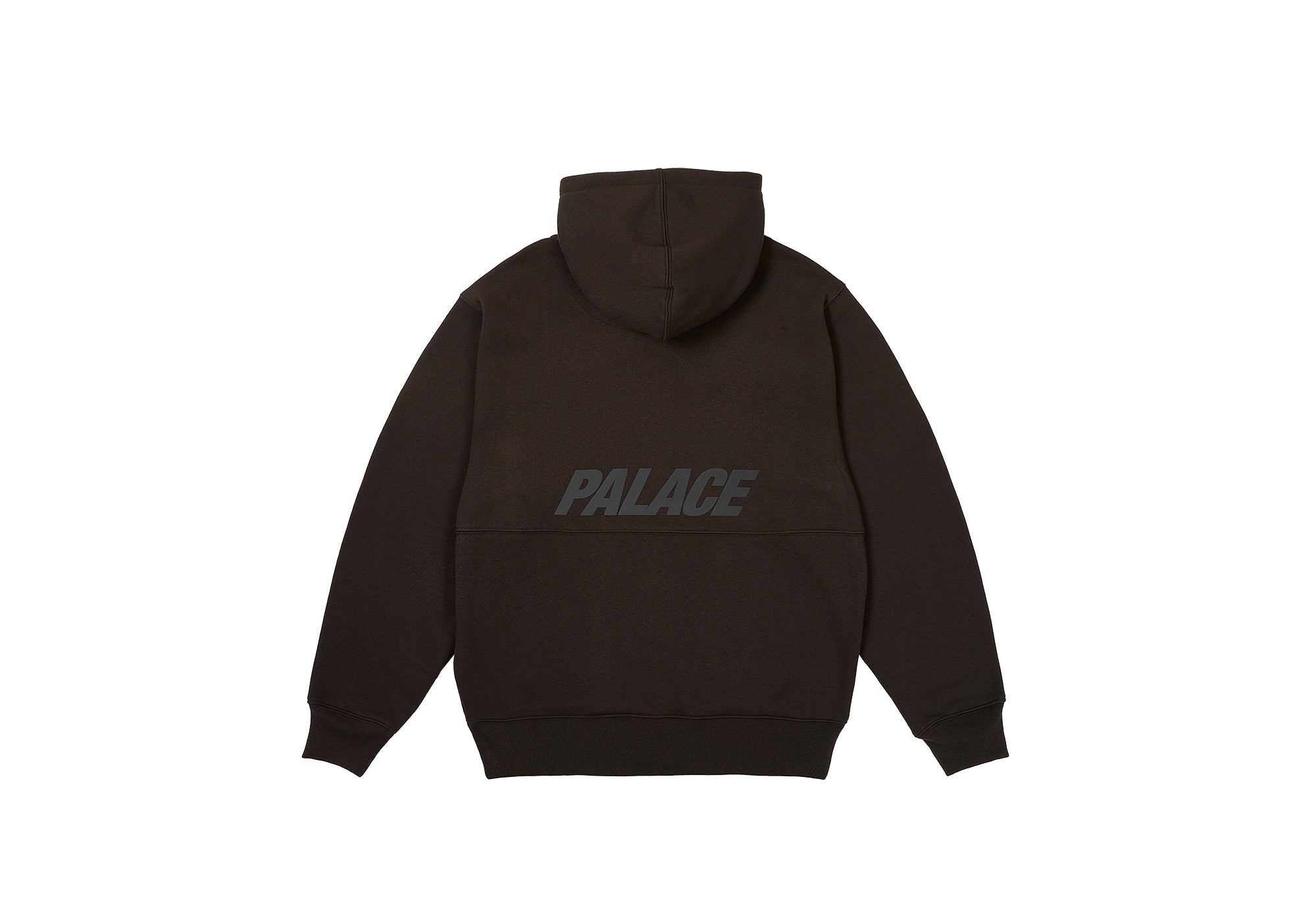 PALACE 5G ZIP HOOD BLACK | REVERSIBLE