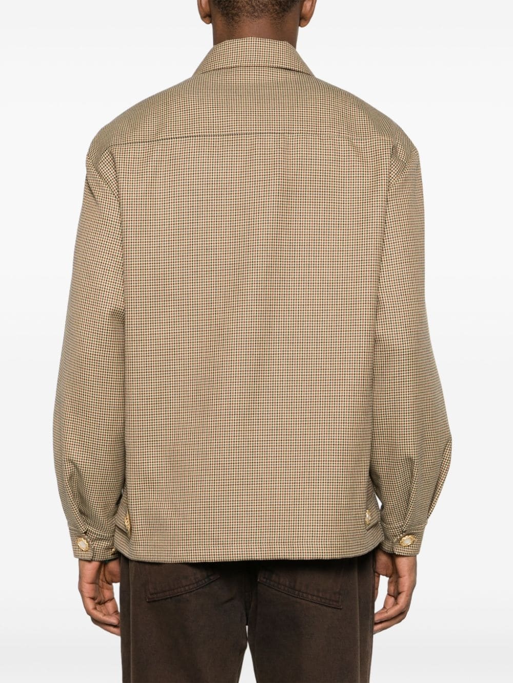 x le FLEUR check-pattern jacket - 4