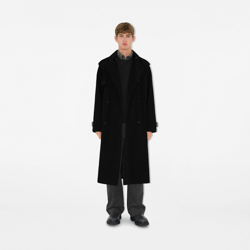 Burberry Long Gabardine Trench Coat outlook