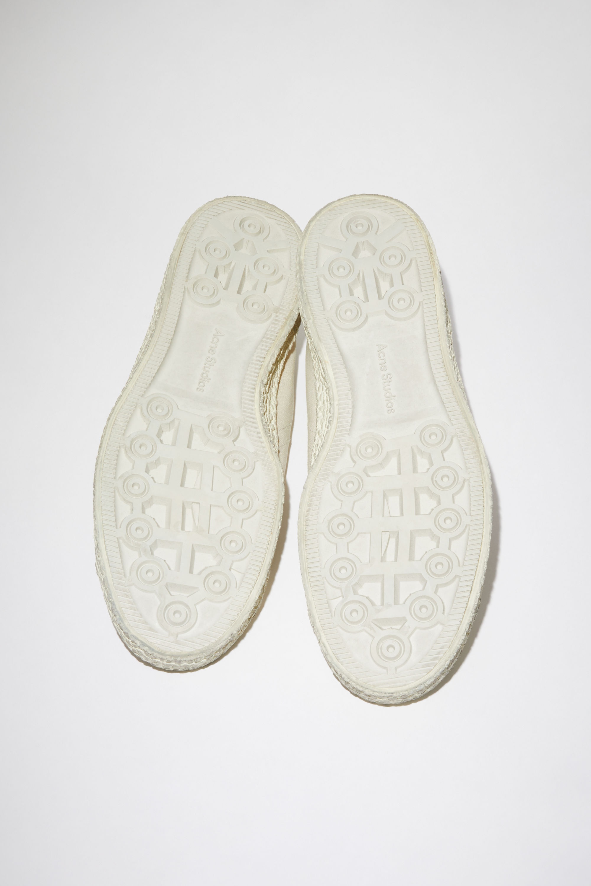 Rainbow lace-up sneakers - Off white/off white - 4