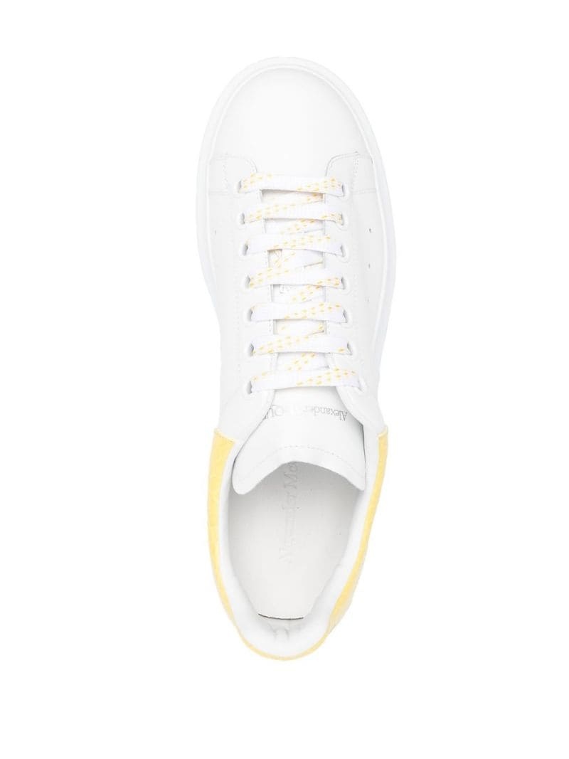 Oversized Larry leather sneakers - 4
