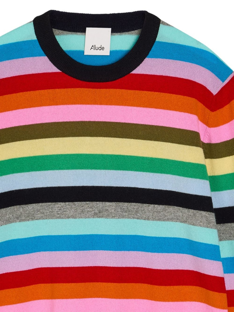Allude striped sweater outlook