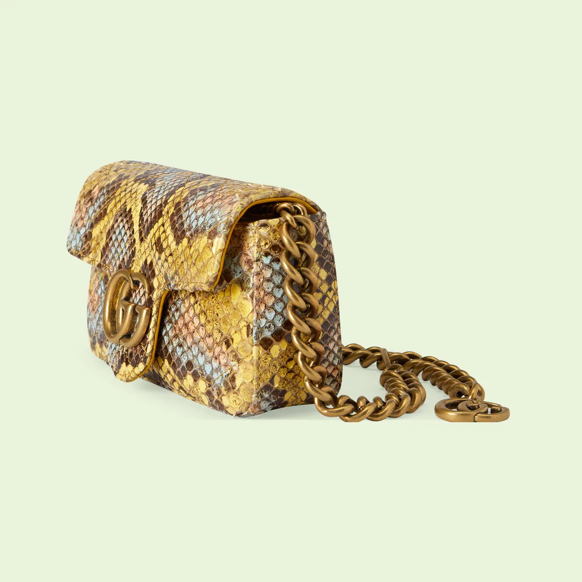 GG Marmont python belt bag - 2