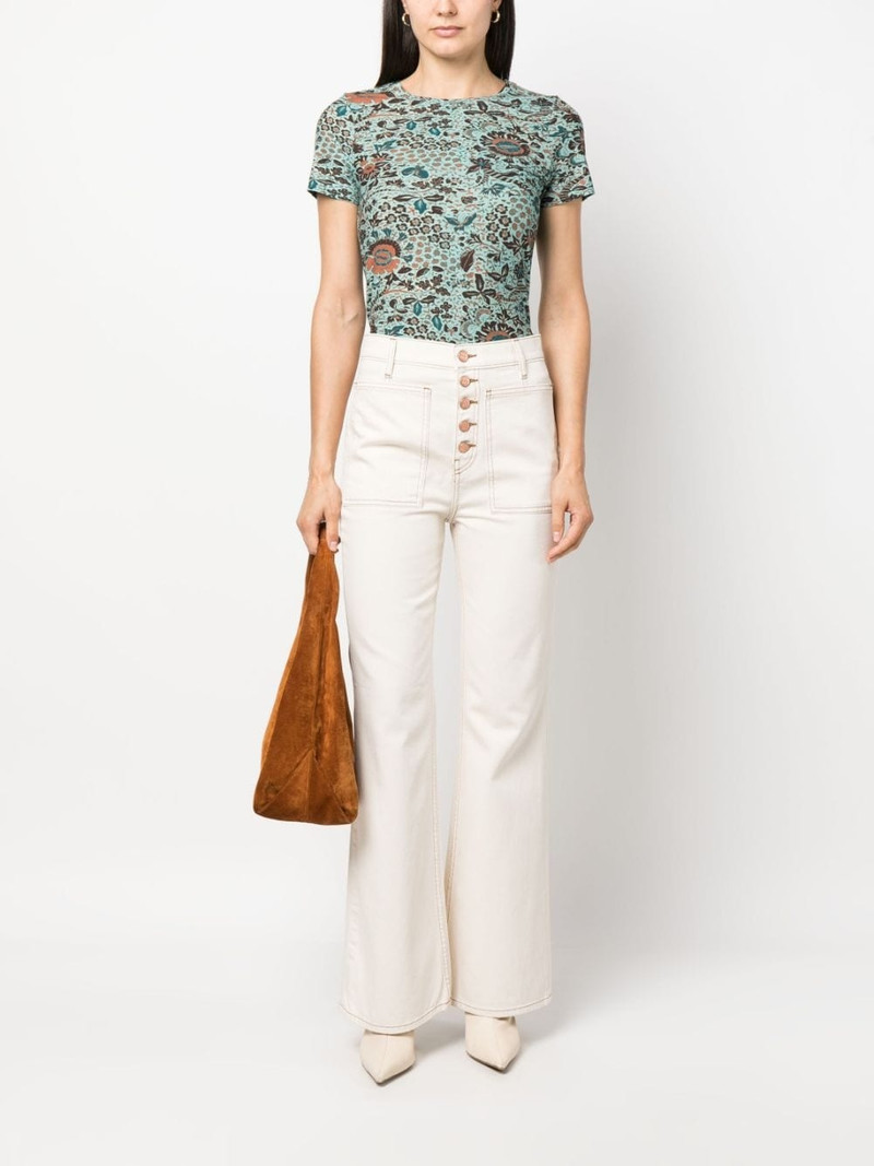 ULLA JOHNSON Estelle short-sleeve cotton T-shirt outlook