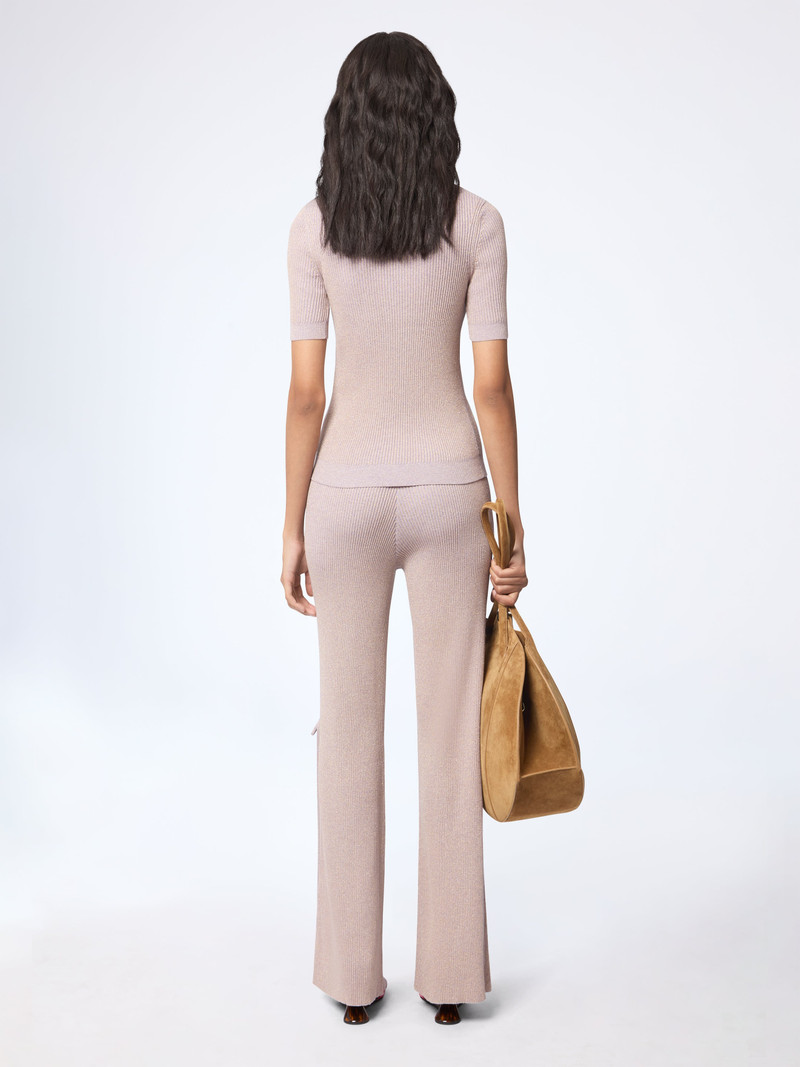 Blush V-Neck Knit Top 4