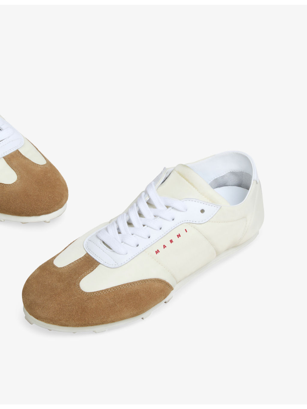 Softy Soccer Fabric And Suede Low-Top Trainers - 4