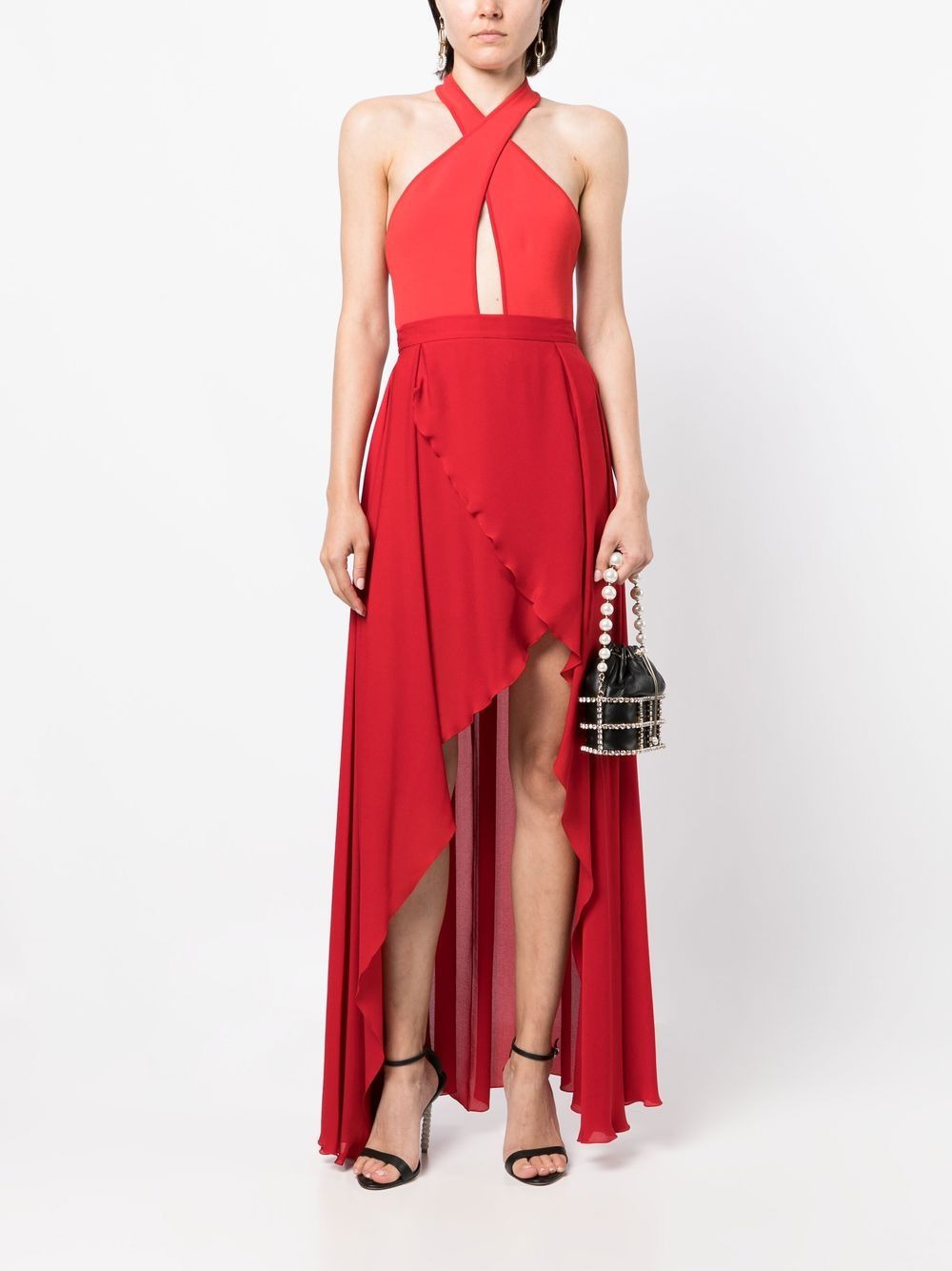 high-low fly away skirt - 2