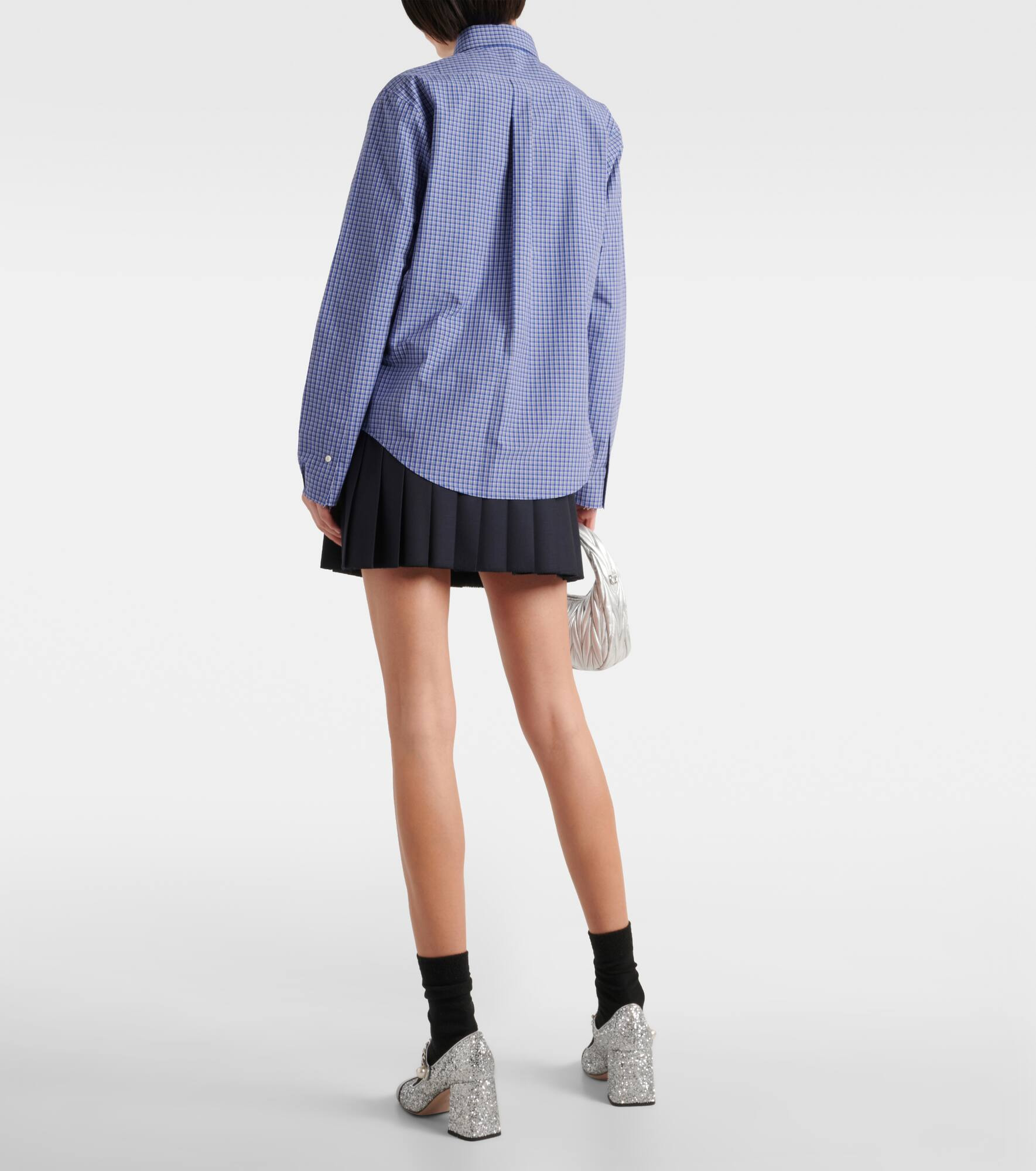 Logo cotton poplin shirt - 3