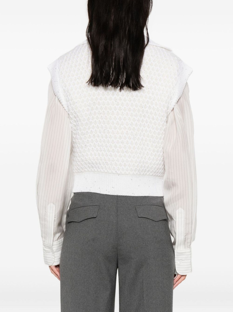 embellished buttoned vest 4