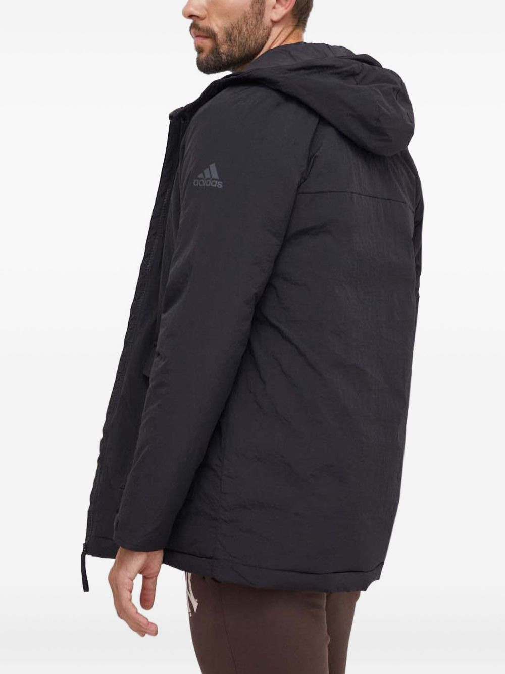 faux-fur hooded parka - 4