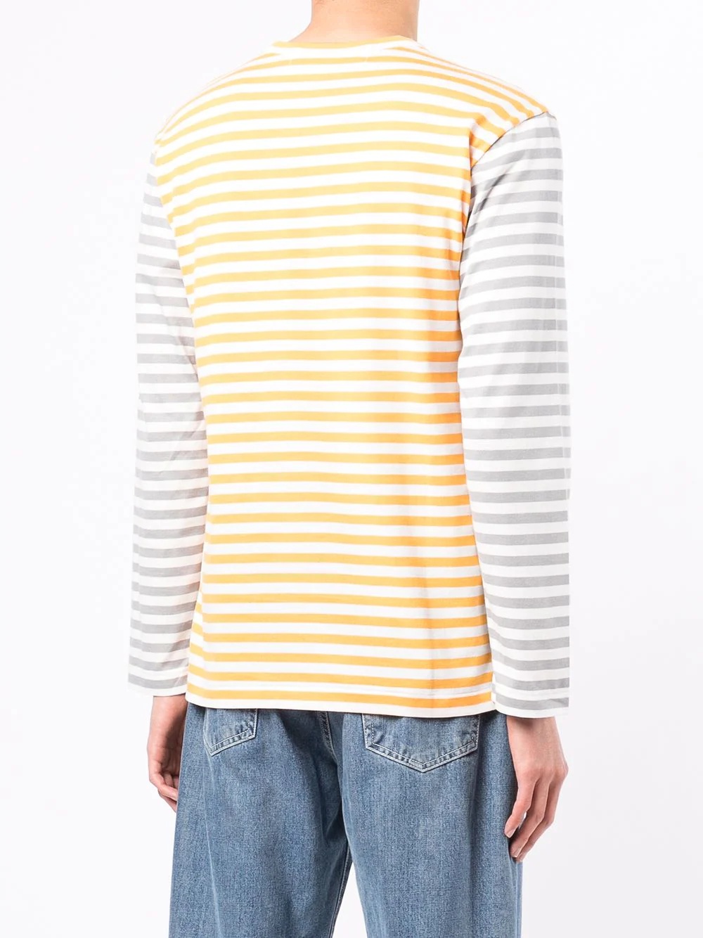 striped long-sleeve T-shirt - 4