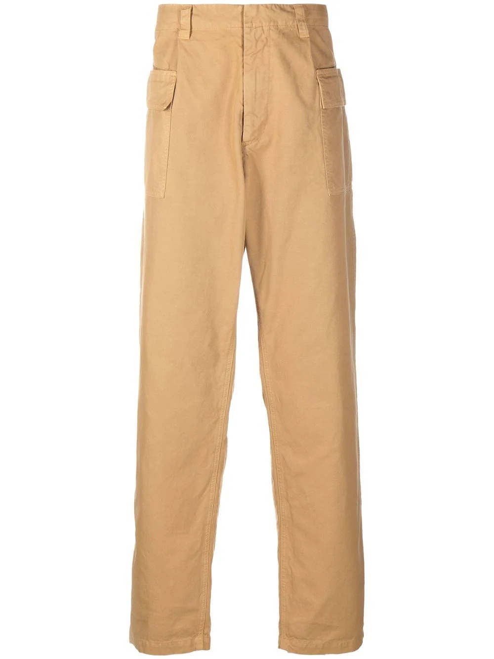 straight-leg cargo trousers - 1