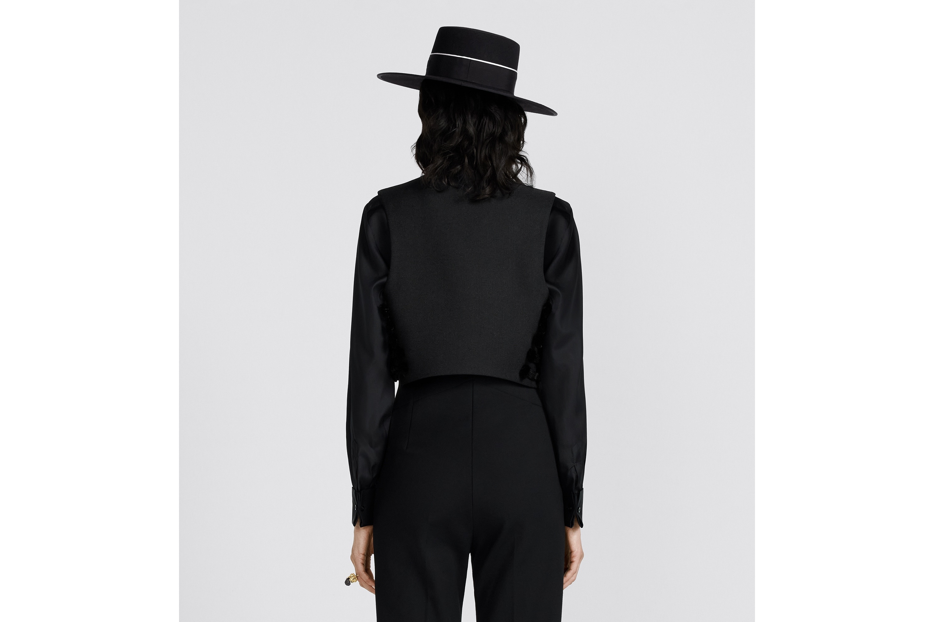 Brandenburg Cropped Waistcoat - 6