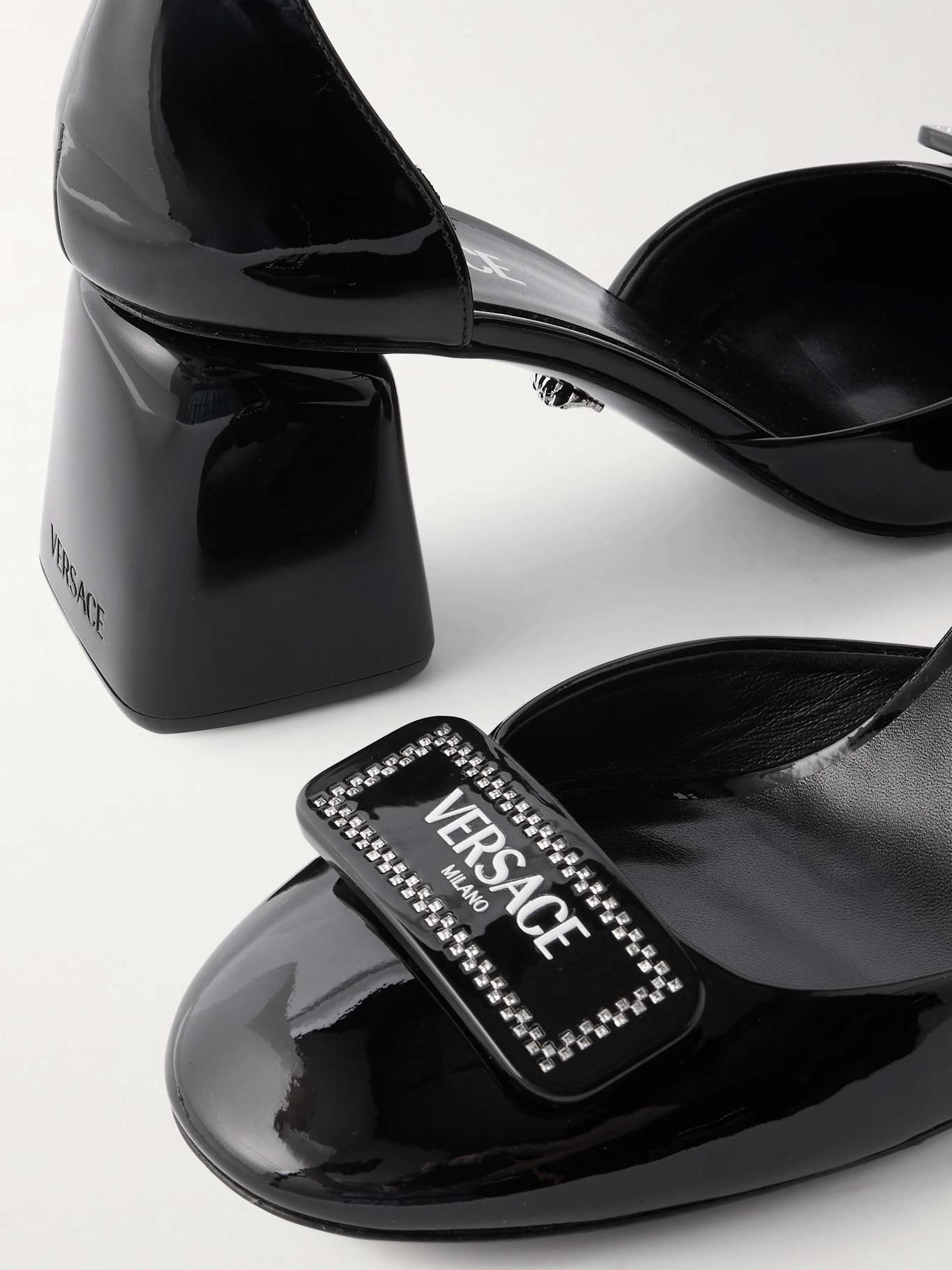 Barret embellished patent-leather pumps Black - 4